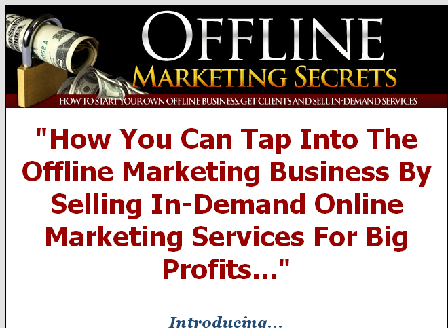 cheap Offline Marketing Secrets