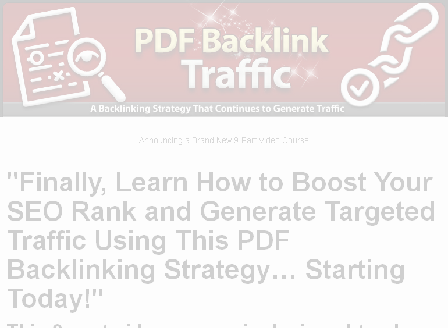 cheap PDF Backlink Traffic
