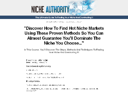 cheap Niches Authority