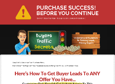 cheap Buyers Traffic Secrets + Mega Bonuses