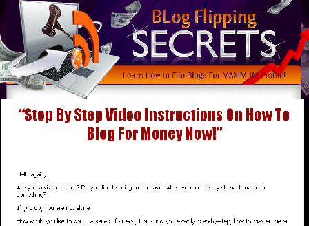 cheap Blog Flipping Secrets Upgrade