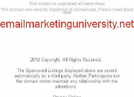 cheap Email Marketing University