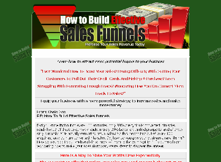 cheap How To Build Effective Sales Funnels