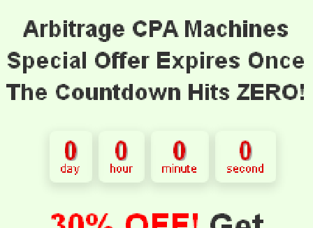 cheap Arbitrage CPA Machines - DS