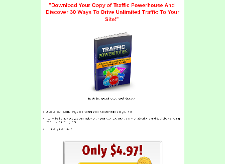 cheap Traffic Powerhouse Comes with Master Resale
