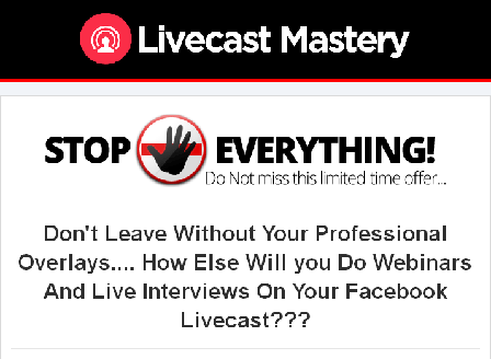cheap Livecast Mastery Broadcasting Overlays