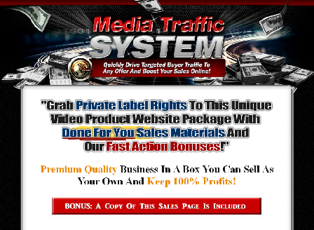 cheap Media Traffic System Pack With Master Resell Rights