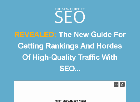 cheap [Master Resale] New SEO Guide + Reseller Salespage