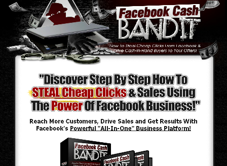 cheap FB Cash Bandit Video Series With Master PLR Resell Rights