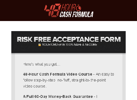cheap 48-Hour Cash Formula - Webinar Special