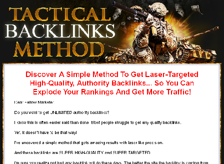 cheap Tactical Backlinks Method