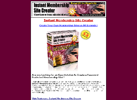cheap Instant Membership Site Creator w/MRR