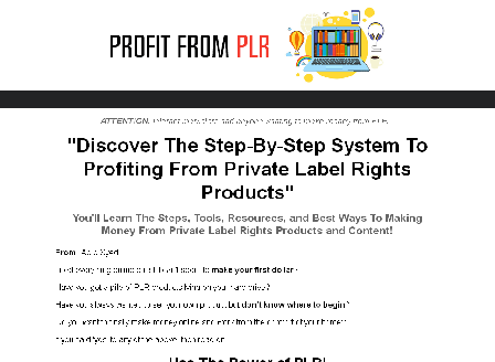 cheap Profiting From PLR