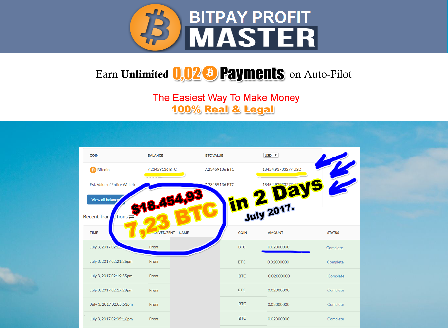 cheap BitPay Profit Master -  Multiple 0.02 BTC payments