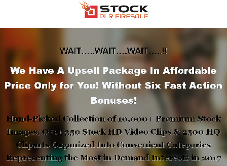 cheap Stock Image Firesale Downsell Pack - PLR