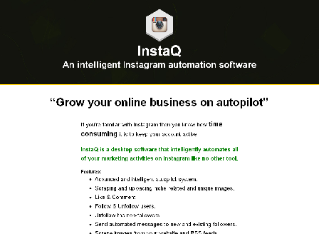 cheap InstaQ | An intelligent & autopilot Instagram automation tool