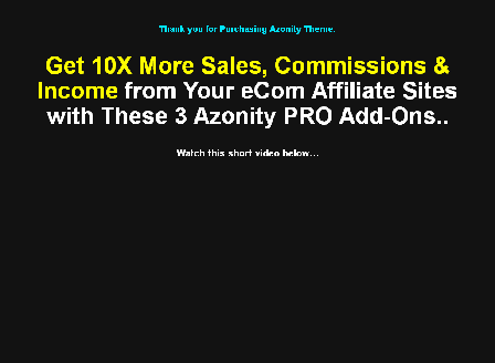 cheap Azonity PRO Upgrade Personal License