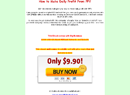 cheap How to make $100-$170 a day From PPV