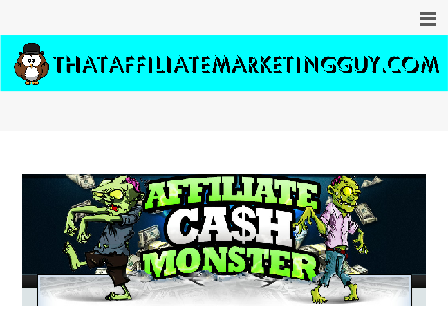 cheap Affiliate Cash Monster PLUS BONUS Blogging Passive Income Video Course
