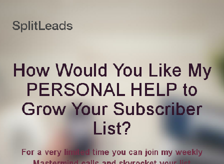 cheap Mastermind: Rapidly Grow Your List with SplitLeads