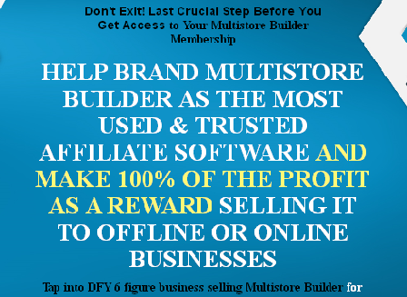 cheap WP Multistore Builder Reseller Unlimited