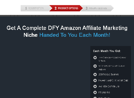cheap Affiliazon DFY Monthly Niche Pack