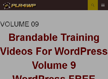 cheap PLR4WP Volume 09 - WordPress Plugins