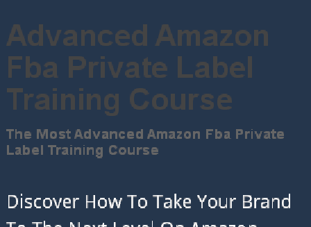 cheap Advanced Private Label For Amazon FBA Sellers and Brand Owners