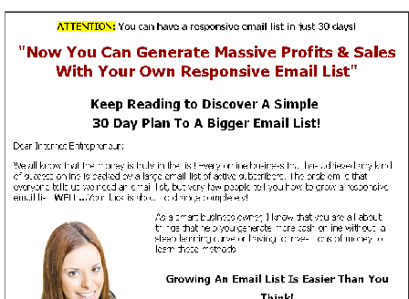 cheap A bigger Email List In 30 Days