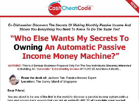 cheap Cash Cheat Code