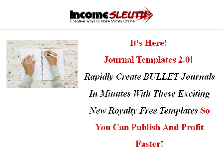 cheap Journal Templates 2.0 PLR