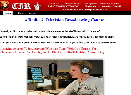 cheap A Radio & Television Broadcasting Course