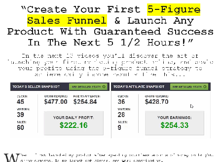 cheap Five Figure Funnel - Resellers Goldmine