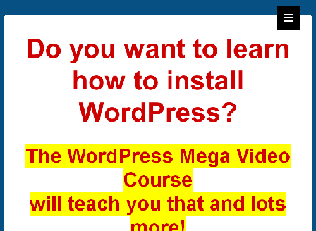 cheap WordPress Mega Video Course