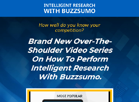 cheap Intelligent Research with BuzzSumo