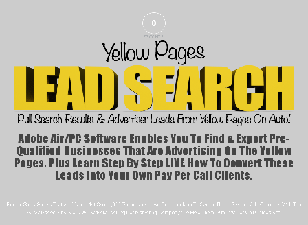 cheap Yellow Pages Lead Search Adobe Air/PC
