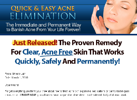 cheap Quick & Easy Acne Elimination