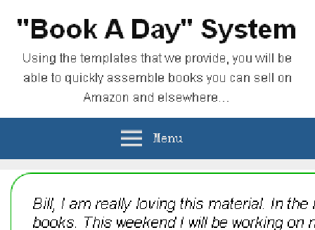 cheap "Book A Day System" Quarterly Plan