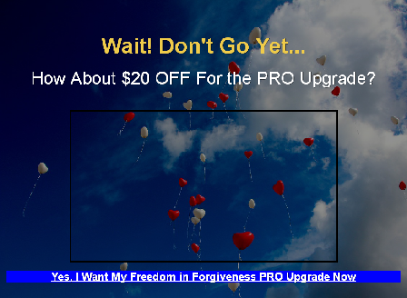 cheap [PLR] Freedom in Forgiveness PRO Upgrade