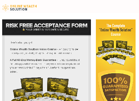 cheap Online Wealth Soultion - Webinar Special