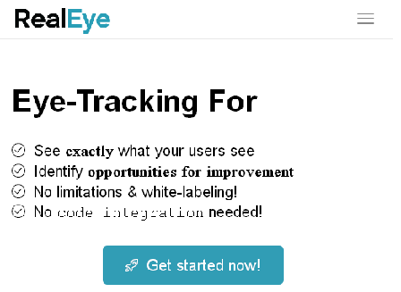 cheap RealEye - Webcam Eye-tracking Solution For Optimizing Conversions
