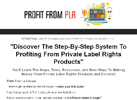 cheap Profit From PLR | Special Limited Time Offer