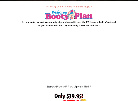cheap Designer Booty Plan