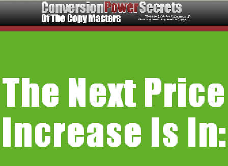 cheap CONVERSION POWER SECRETS OF THE COPY MASTERS