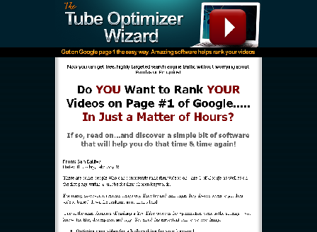 cheap YouTube Optimizer Wizard w/MRR