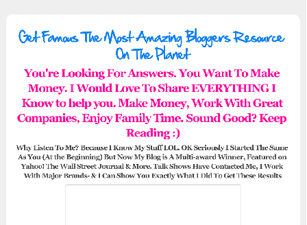 cheap Get Famous The Greatest Resource For Mom Bloggers On The Planet