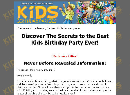 cheap Kids Birthday Parties