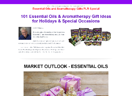 cheap 101 Essential Oils & Aromatherapy Gift Ideas PLR Special