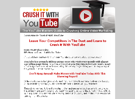 cheap Crush it With YouTube