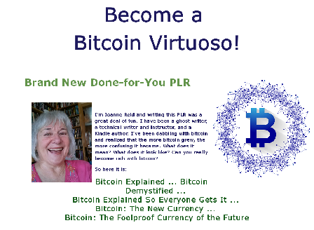 cheap Be a Bitcoin Virtuoso PLR
